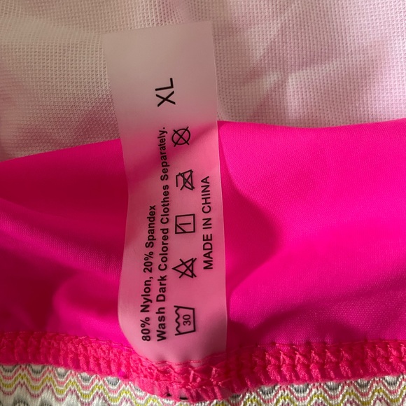 SHEIN Pink Bikini Set XL NWT - Picture 4 of 5